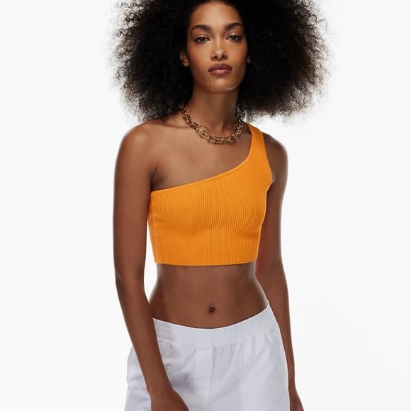 Babaton One Shoulder Top Orange - Picture 1 of 2